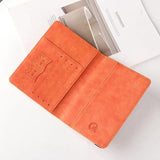 RFID Leather Passport Bag Multi-function Document Package