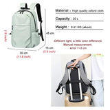 Men's Large Capacity Travel Backpack 15.6 Inch Laptop Bag