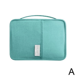 Family Travel Wallet Passport Holder Waterproof Document Bag