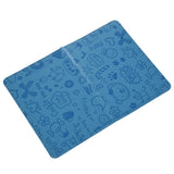 Blue Leather Passport Holder Organizer