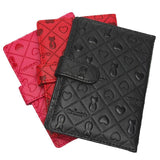 Persian Cat Passport Holder Embossed Leather Candy Ticket Holder