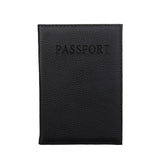 Candy Red Passport Holder PU Leather Cover