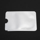 20Pcs Aluminum Foil Anti-Degaussing Card Cover RFID Shielding Bag