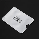 20Pcs Aluminum Foil Anti-Degaussing Card Cover RFID Shielding Bag
