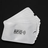 20Pcs Aluminum Foil Anti-Degaussing Card Cover RFID Shielding Bag