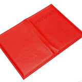 Lychee Pattern Passport Clip PU Leather Cover