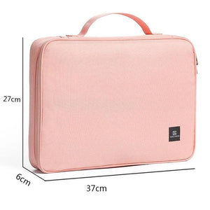 Large Capacity Document Storage Bag with Coded Lock