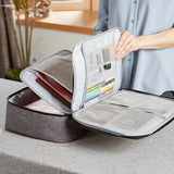 Large Capacity Document Storage Bag with Coded Lock