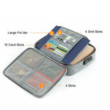 Large Capacity Document Storage Bag with Coded Lock
