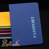 ZONGSHU Passport Holder Litchi Grain Pu Solid Passports Cover