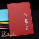 ZONGSHU Passport Holder Litchi Grain Pu Solid Passports Cover