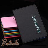 ZONGSHU Passport Holder Litchi Grain Pu Solid Passports Cover