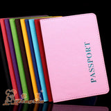 ZONGSHU Passport Holder Litchi Grain Pu Solid Passports Cover