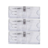 Safetypin Clear Name Tag Clip Holder 3 Pcs