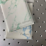 Personalized Name Passport Cover Travel Wallet PU Passport Holder