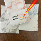 Personalized Name Passport Cover Travel Wallet PU Passport Holder