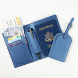 Personalized Passport Cover and Luggage Tag Set