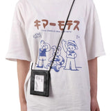 Crossbody Travel Document Bag with Hidden Security Pouch