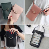 Touch Screen Cell Phone Purse Smartphone Wallet Shoulder Strap Handbag
