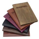 Vintage Leather Passport Cover Personalized Organizer Holder