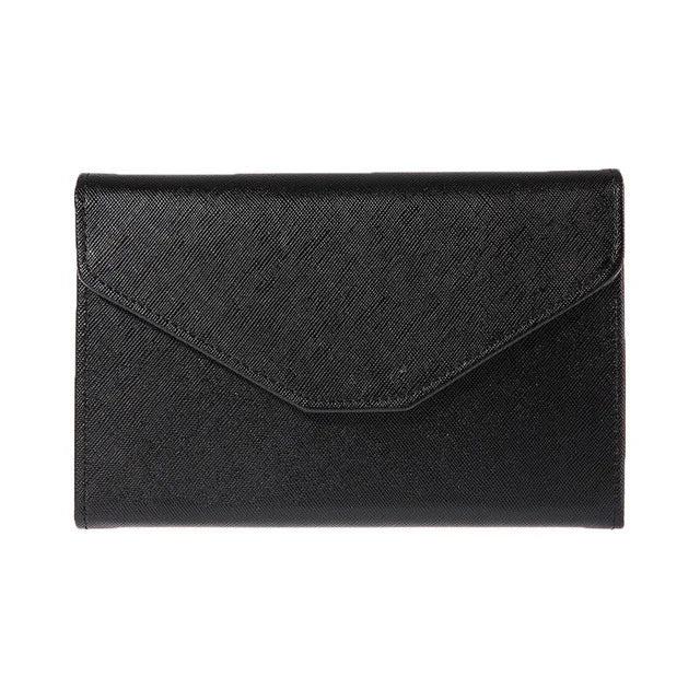 Multifunctional Travel Passport Bag Leather Tri-Fold Wallet