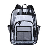 Waterproof Transparent Shoulder Bag with Side Pockets