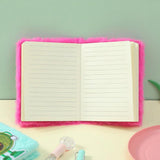 Cartoon Avocado Plush Notebook Furry Glitter Diary Line Paper Planner Organizer