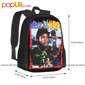 Boyz N The Hood Ice Cube Backpack Large Capacity Shoe Bag