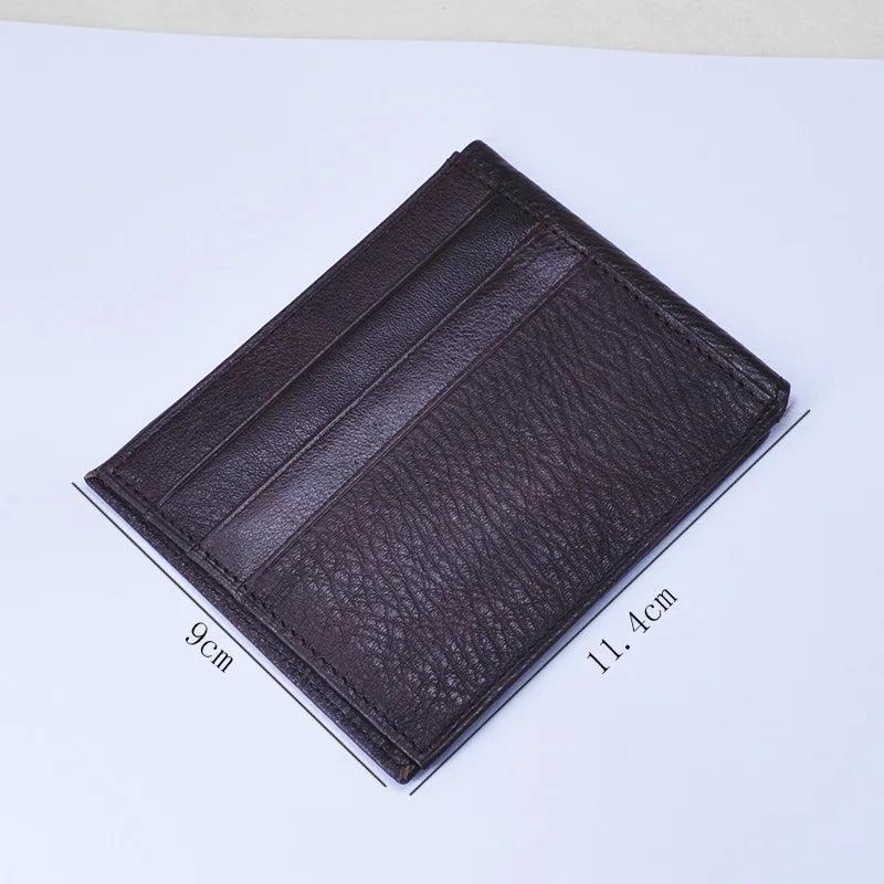 Men's Cow Leather Drivers Wallet Slim Driver Holder Car Document Orgainzer