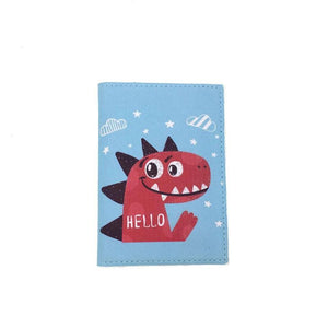 Baby Dinosaur Passport Cover Little Animals And Plants