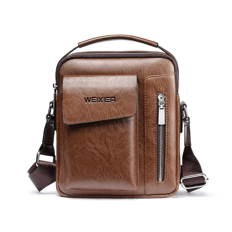 Vintage Men Shoulder Bag Crossbody Male PU Handbag
