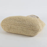 Woven Straw Beach Bag for Women Summer Travel Tote Large Cosmetic Bucket