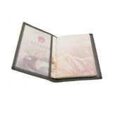 Leather Passport Holder Candy Case Cover for Passport Wallet with Name/Logo