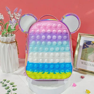 Amiqi Popping It Bubbles Back Pack Bag Water Resistant