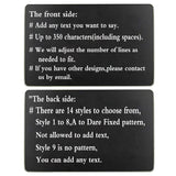 Engraved Wallet Insert Mini Love Note for Boyfriend - Permanent Engraving