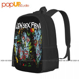 Alien Sex Fiend Backpack Large Capacity Vintage Softback 3D Printing
