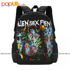 Alien Sex Fiend Backpack Large Capacity Vintage Softback 3D Printing