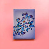 Butterfly Passport Holder Travel Wallet Protective Cover