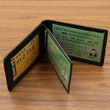 Crocodile Pattern Driver Holder PU Leather Car Document Wallet