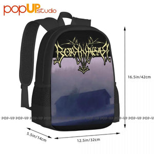 Borknagar Backpack Large Vintage School Sport Bag