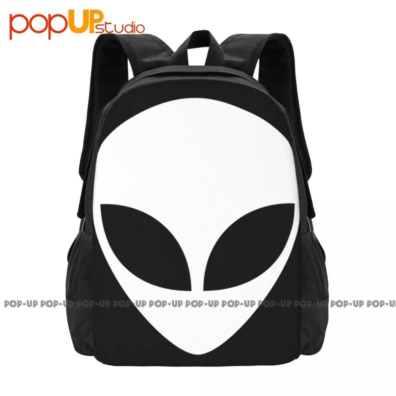 Alien Head Shirt Backpack Large Capacity Travel Beach Bag Gym Tote Bag