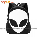 Alien Head Shirt Backpack Large Capacity Travel Beach Bag Gym Tote Bag
