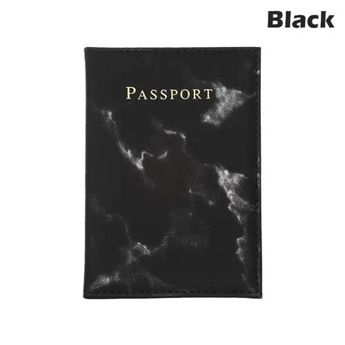 Colorful Marble Passport Cover Waterproof Case Holder Travel Cover