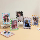 3 Inch Acrylic Photo Frame Transparent Idol Postcards Display Holder
