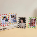 3 Inch Acrylic Photo Frame Transparent Idol Postcards Display Holder