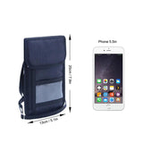 Nylon Passport Pouch Travel Wallet RFID Blocking