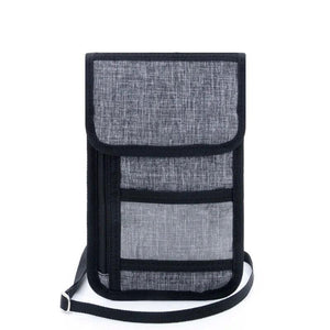 Nylon Passport Pouch Travel Wallet RFID Blocking