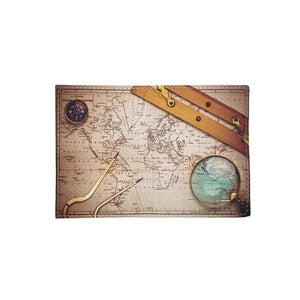 Men's Passport Bag Travel Passport Clip Pu Certificate Protective Cover