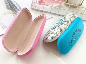 Cartoon Glasses Case PU Leather Myopia Glasses Case
