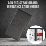 Car Registration Insurance Driver Documents Holder Cover